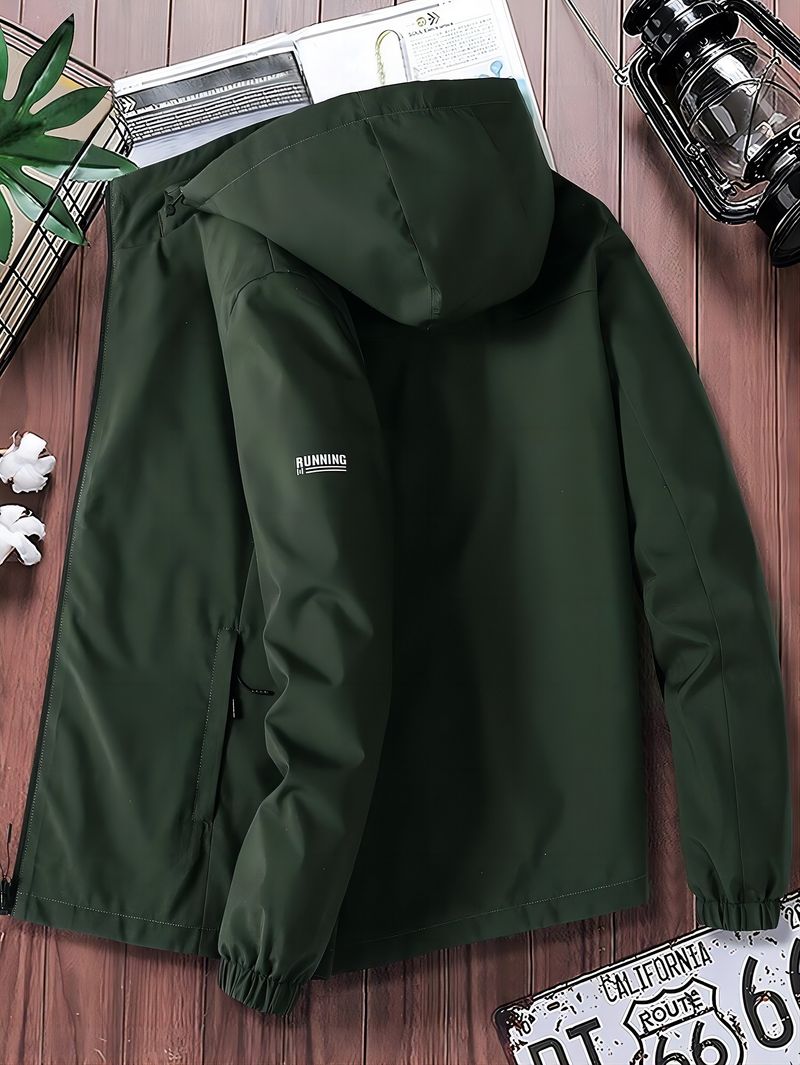 Extra Large Trendy Versatile Casual Plus Size Men's Spring Thin Detachable Hood Jacket_voghion.com