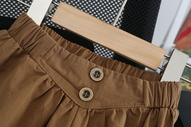 Kinder kleidung der sommer neue mädchen dreidimensionale kleine blume rundhals kurzarm baby casual shorts_voghion.com