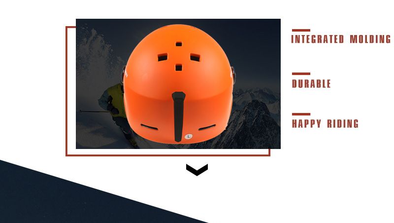 Casque de ski intégré, léger, respirant, unisexe, simple ou double, avec miroir coupe-vent, casque de neige chaud, bonnet de ski_voghion.com