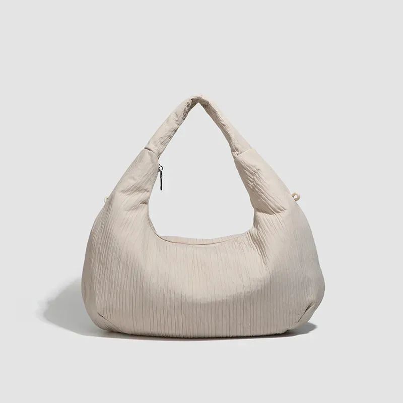 Elegante borsa baguette retrò da donna realizzata in resistente tessuto di pelle trattato con olio_voghion.com