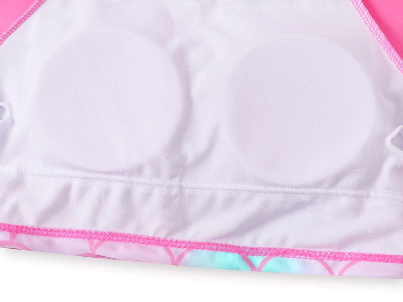 Mutter & Kinder 2024 neuer Badeanzug für Mädchen, geteilter Meerjungfrauen-Badeanzug, Badeanzug mit Fischschuppen-Print, Kinderbikini_voghion.com