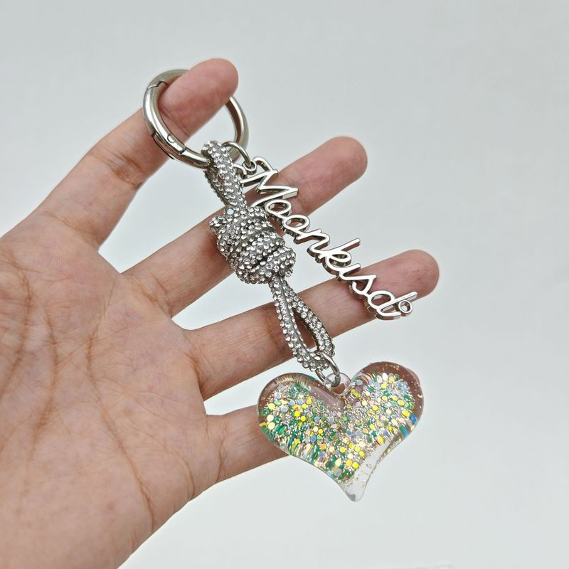 Ciondolo per borsa, semplice ed elegante, a forma di cuore, ciondolo con corda intrecciata a diamante, ciondolo con catena per cellulare_voghion.com