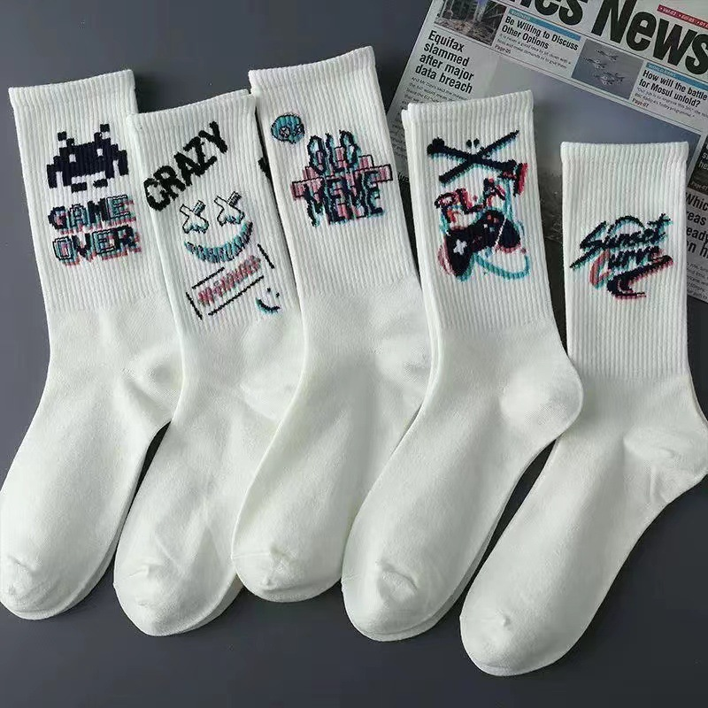 2025d Zhuji New Men's Long Game Style Short TK Hot-Selling Mid-Calf Socks_voghion.com