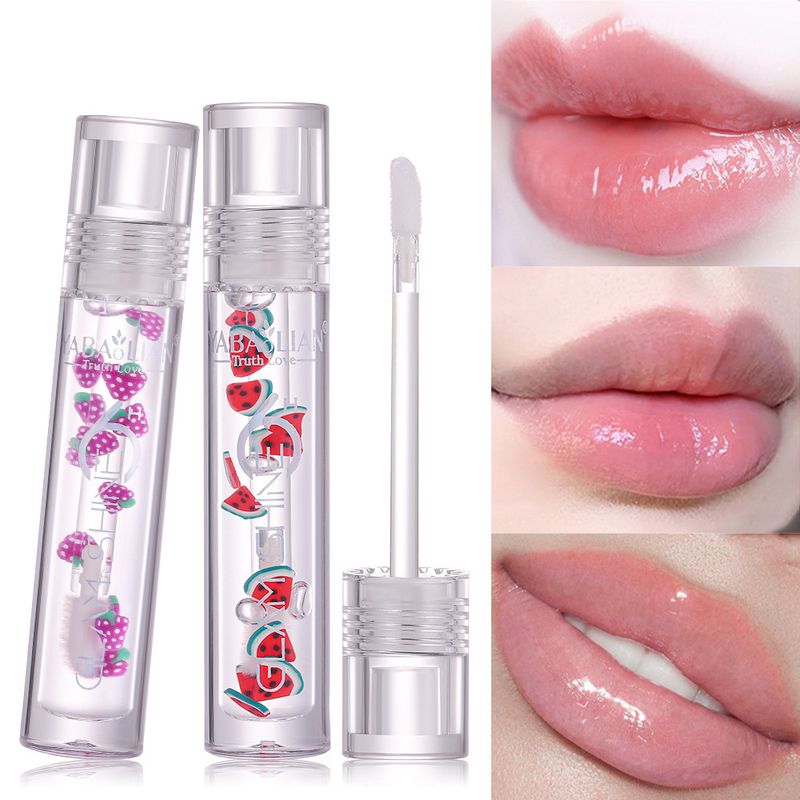 Rossetto trasparente a specchio idratante per labbra Yabaolian Fruit Oil da donna_voghion.com