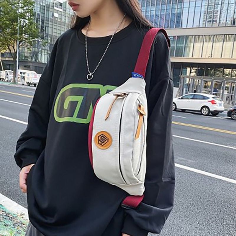 Neue Brust Mode Casual Vielseitige Umhängetasche Multi funktions Große Kapazität Trendy Sport Hüfttasche_voghion.com