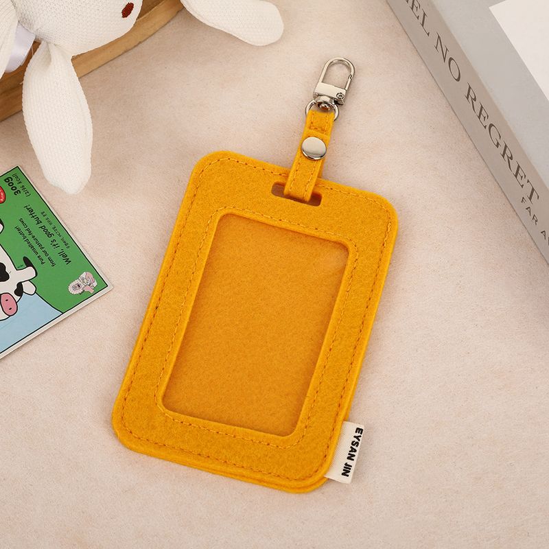 New Felt Work Employee Custom Factory Badge ID Card Holder With Lanyard Wholesale Direct Sale_voghion.com