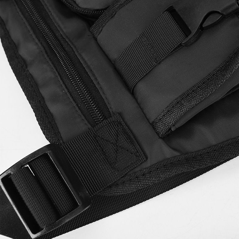 Hip-hop Tactical Vest Multi-functional Chest Bag Trendy Fanny Pack Personalized Trendy Cool Vest Backpack_voghion.com