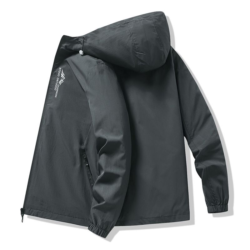 2024 Primavera e autunno Nuova moda giovanile per il tempo libero Tuta da alpinismo Giacca da uomo con cappuccio Mountain Peak all'aperto_voghion.com