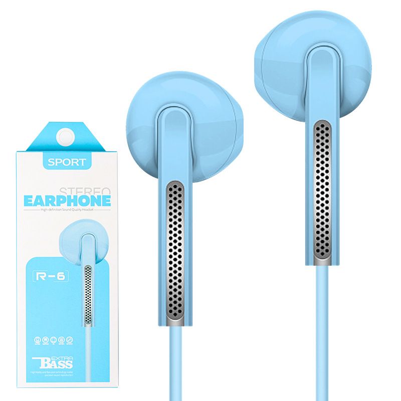 Qualità imbattibile, nuovi auricolari Macaron Color con bassi profondi per telefoni cellulari, giochi per computer, auricolari universali con cavo e auricolari piatti._voghion.com