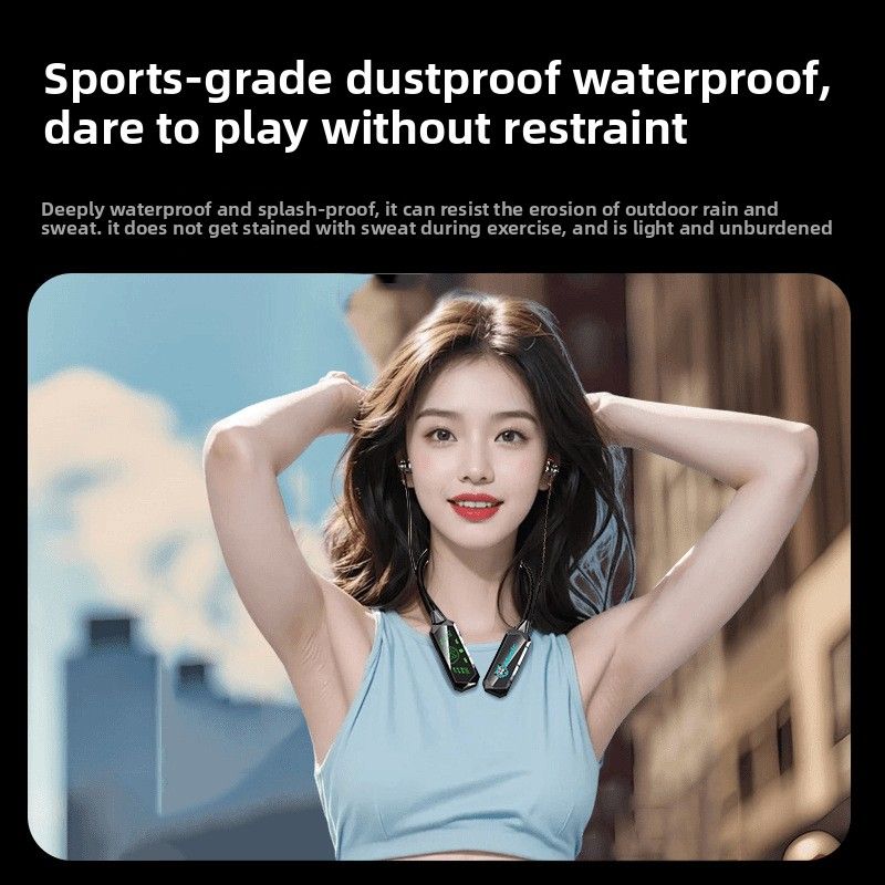 Douyin FD-1 Ear Return Neckband Auricolari Bluetooth wireless In-Ear Sport Batteria a lunga durata Streaming live K-Song Nuovo_voghion.com