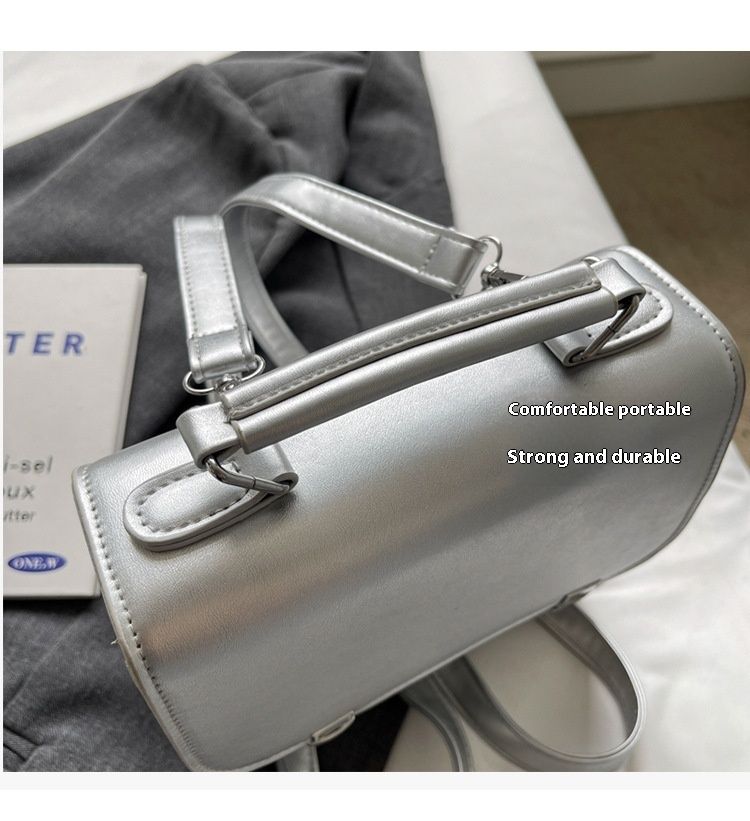 College Students Commuting Backpacks For Classes Women's Retro Versatile Handbags Trendy And Popular Single Shoulder Bags_voghion.com