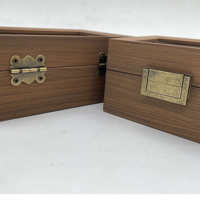 Hjem og hage Svart valnøtttre 8-bits briller Oppbevaring Collection Display Box 8 Bit Solbriller Oppbevaringsboks_voghion.com