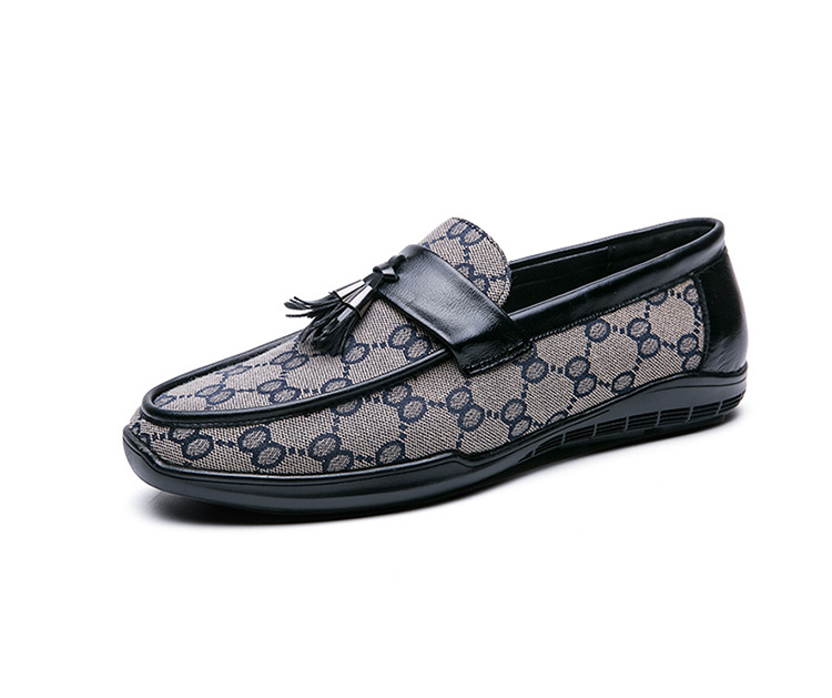 Außenhandel Beanie Schuhe Herren Sommer Social Influencer Slip On Lazy Trendy Casual Leder Korean Personalisiert_voghion.com