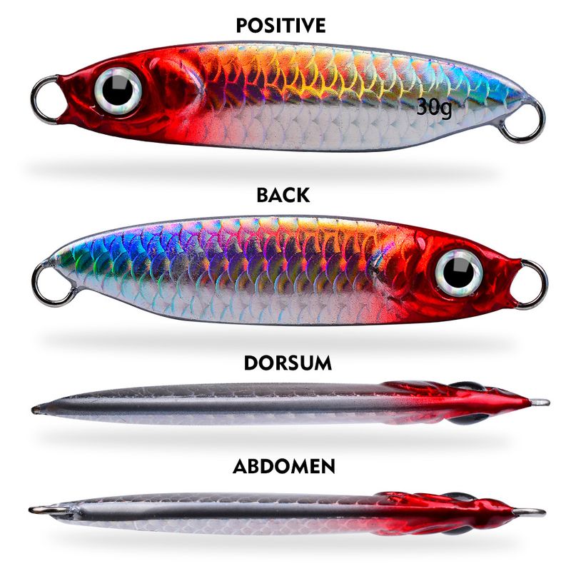 Esca da pesca in mare, barca, lancio lungo, piccola, 7-30 g, con trascinamento, jig, simulazione di pesce._voghion.com