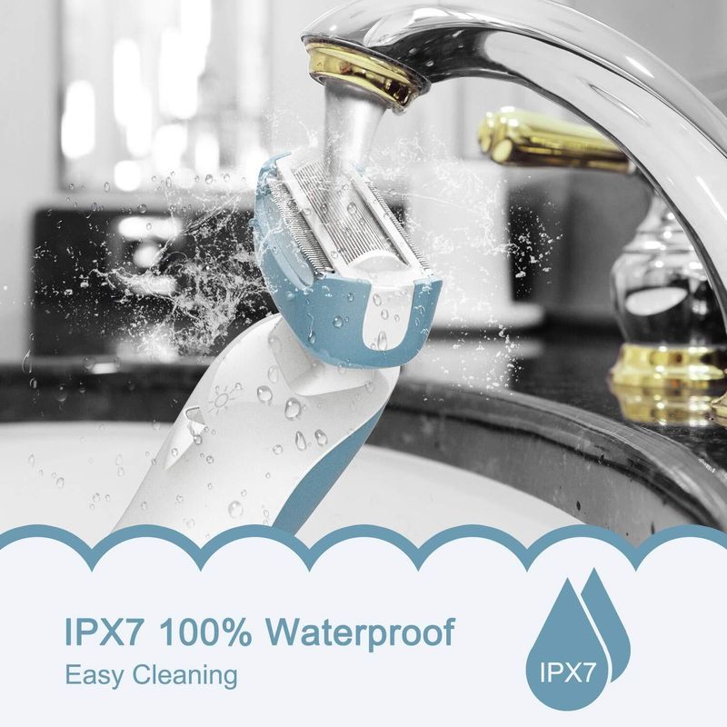 Brori Elektrischer Damenrasierer, Damenrasierer, Bikini-Trimmer für Frauen, Beine, Schamhaar_voghion.com