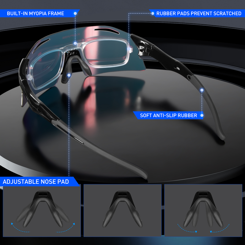 KAPVOE Sport cyclisme lunettes de soleil UV400 hommes vélo cyclisme lunettes vtt vélo lunettes lumière femmes route lunettes polarisées pêche_voghion.com