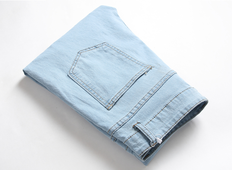 Großhandel mit neuen weißen und getragenen Slim Jeans für Männer in Europa und Amerika_voghion.com