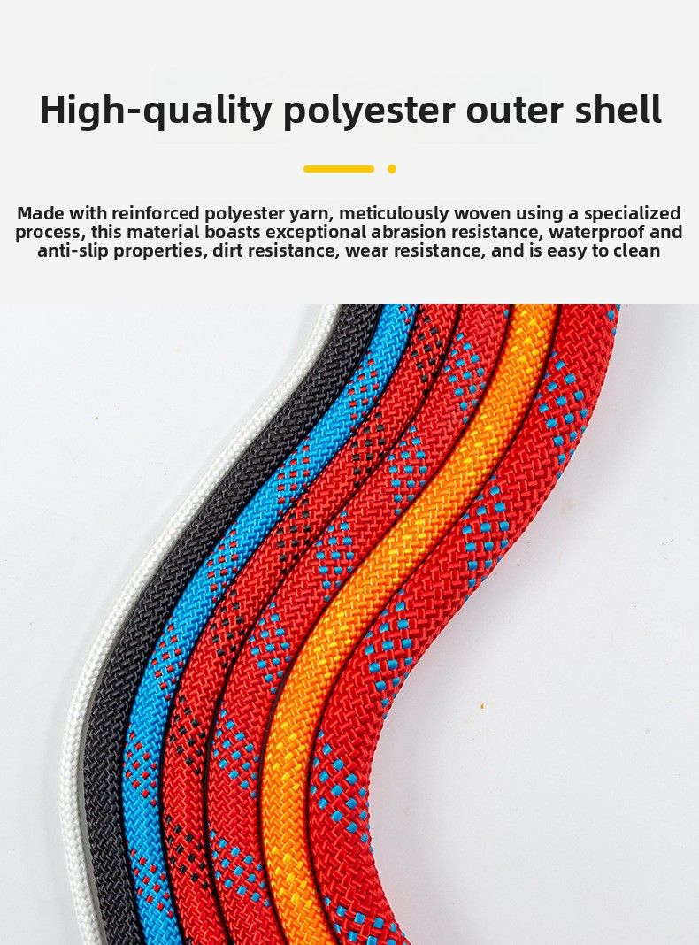 High-altitude Work Fire Rescue High-strength Safety Outdoor Rock Climbing Escape Gliding Rapid Descent Static_voghion.com