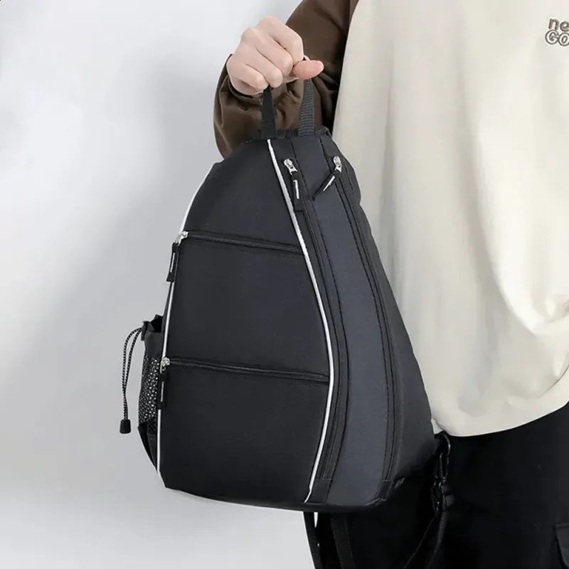 Ball Functional Sports Multi Pocket Pick Paddle Backpack Tennis Shoe Bag 250818_voghion.com