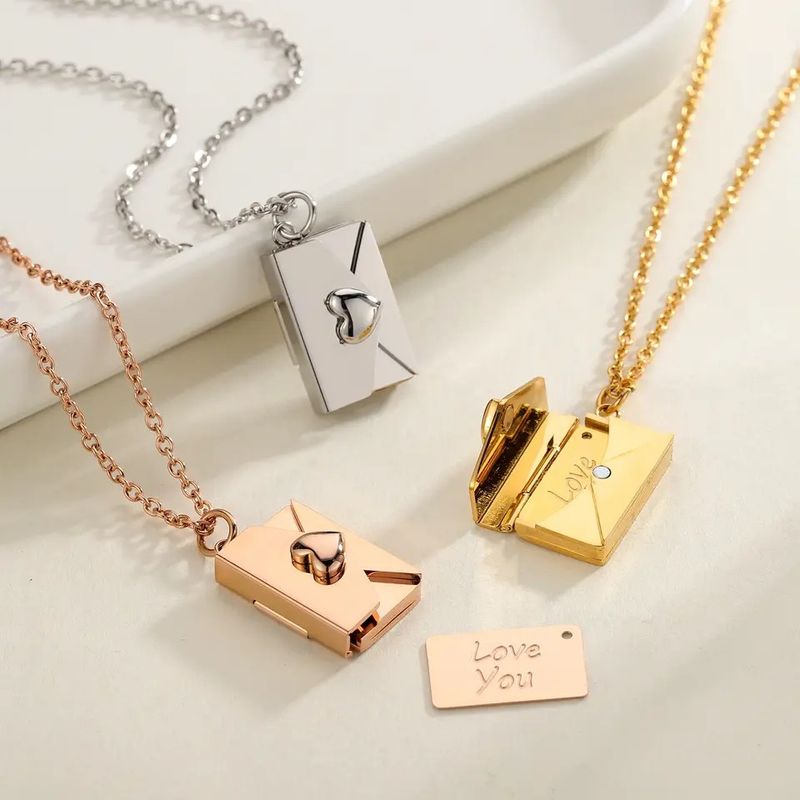 Collana con ciondolo a forma di libro per coppia placcata in oro, collana personalizzata fai da te con libro apribile_voghion.com