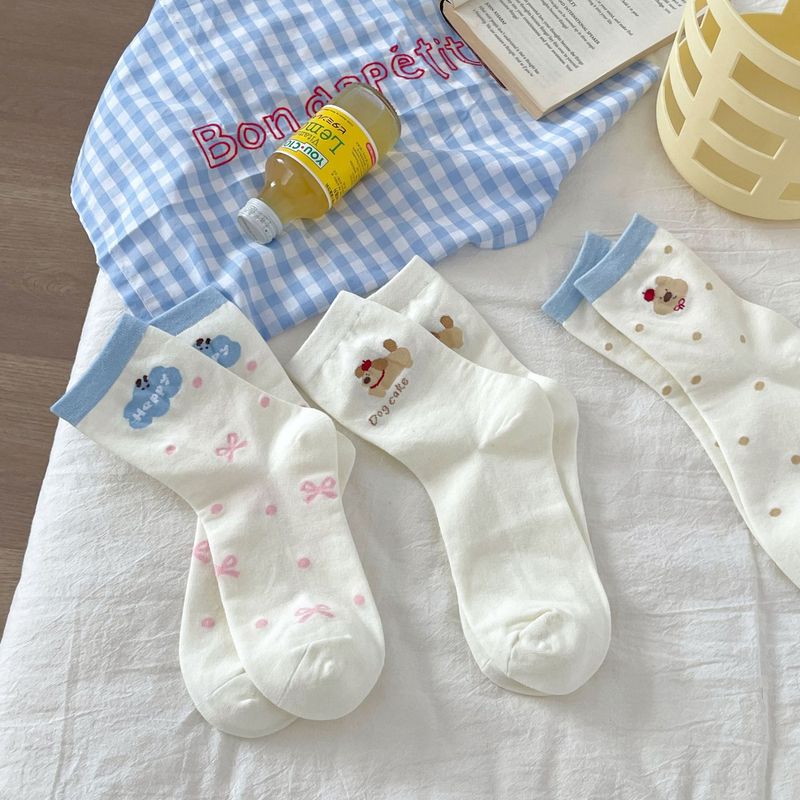 Chaussettes mi-mollet rayées pour filles, nouvelle collection automne/hiver 2025_voghion.com