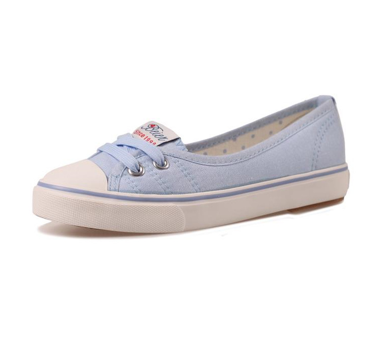 Womens Canvas Shoes Of Students Shoes Lace Up Flat Sneakers_voghion.com