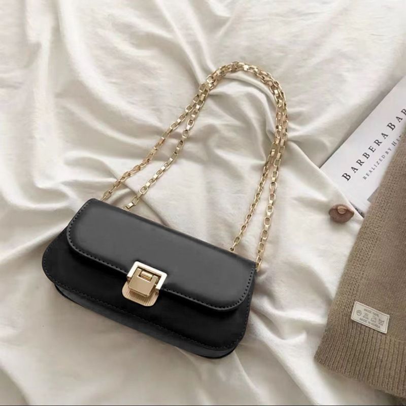 Borsa a tracolla versatile di alta gamma con catena sotto le ascelle, nuova tendenza 2024 per le donne francesi_voghion.com