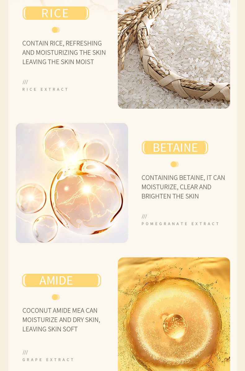 BIOAOUA Rice Original Deep Cleaning and Caring Brightening Facial Cleansing Milk_voghion.com