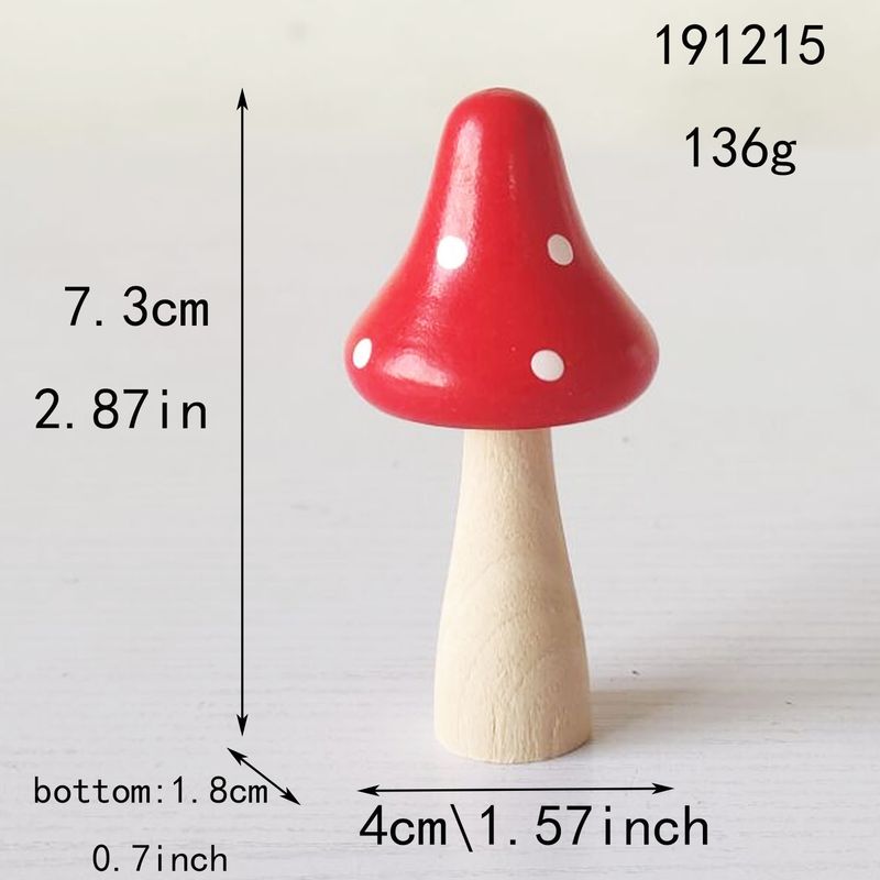 Pastoral style lotus Wood big mushroom succulent plant ornaments Moss micro decorations DIY home ornaments_voghion.com