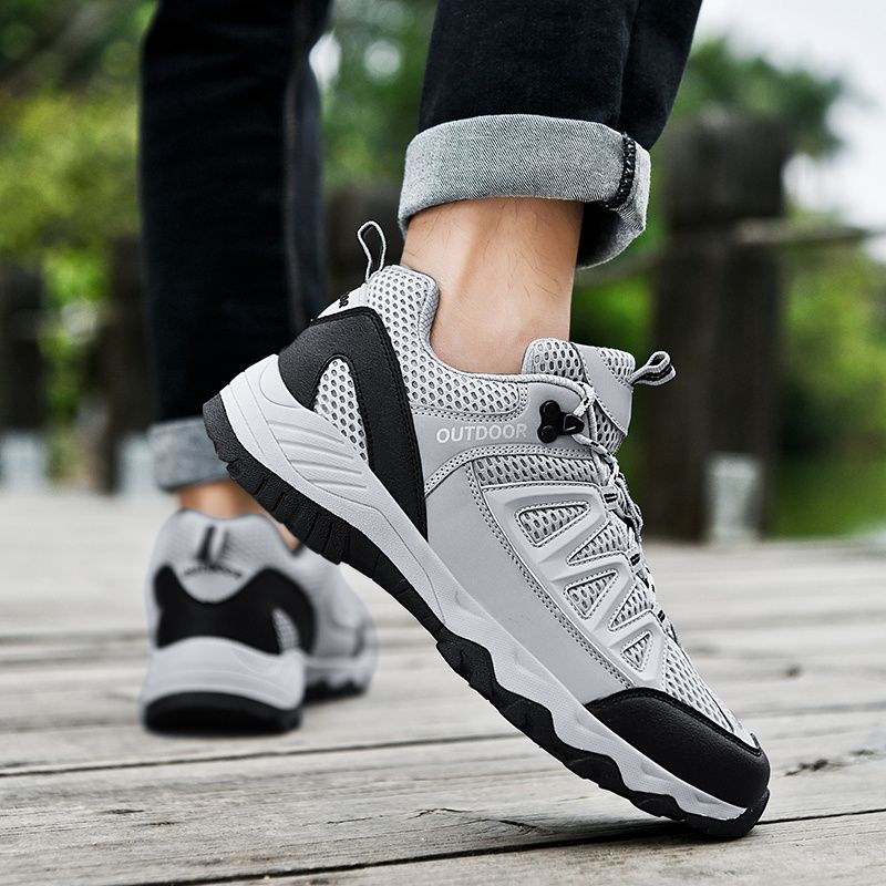 Große Größe 47 Leder Wanderschuhe Männer Hochwertige Klettern Trekking Turnschuhe Für Männer Outdoor Anti-Rutsch Sport Arbeit Mann Schuhe_voghion.com