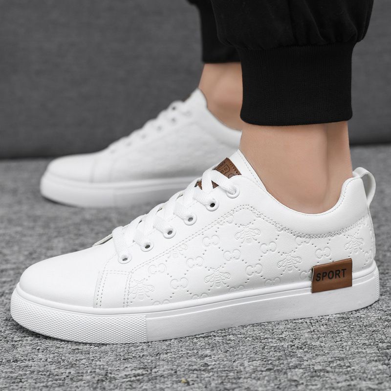 2025 Cricket São Versáteis Na Primavera. Nova Tendência Juvenil De Cabeça Redonda Amarre Sapatos Casuais Pretos Para Homens A578_voghion.com