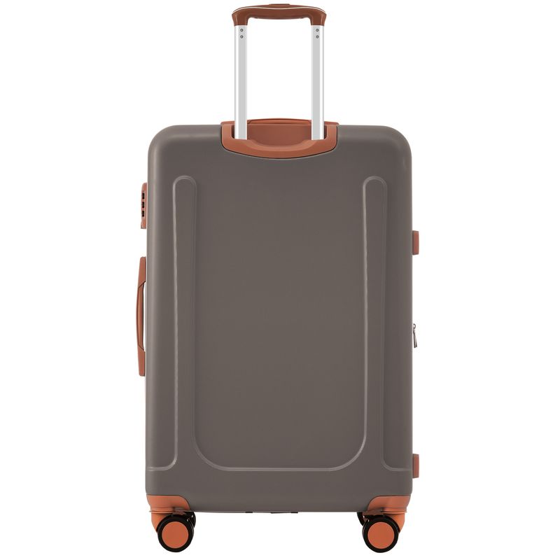 Hartschalen-Kofferset, 4 Rollen, ABS-Material, Mit TSA-Zahlenschloss_voghion.com