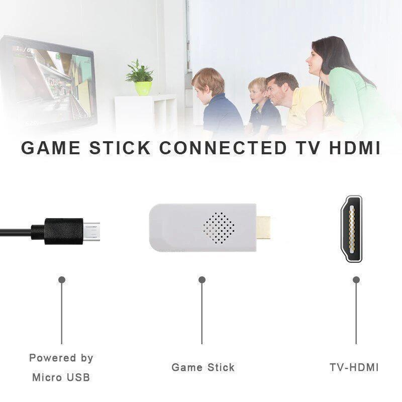 SF900 Video Game Console For Super Nintendo SNES NES Built in 1500 Games HDMI-Compatible Game Stick TV Game Player Wireless Controller_voghion.com