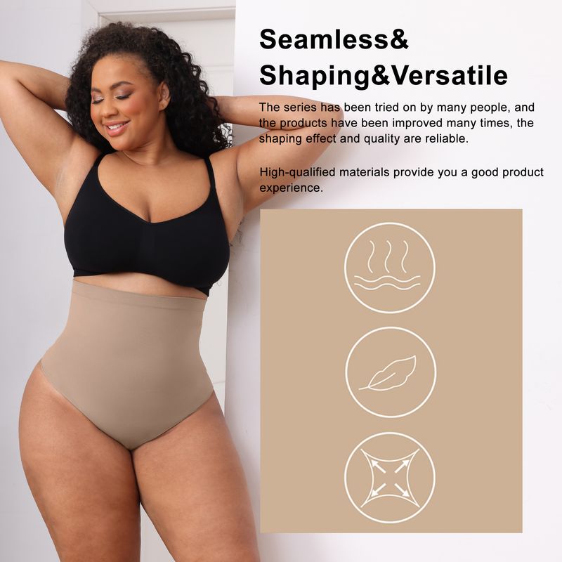 Mutandine modellanti a vita alta per donna – Controllo della pancia senza cuciture, recupero post-partum, sollevamento dei glutei e biancheria intima snellente – Traspiranti e comode_voghion.com