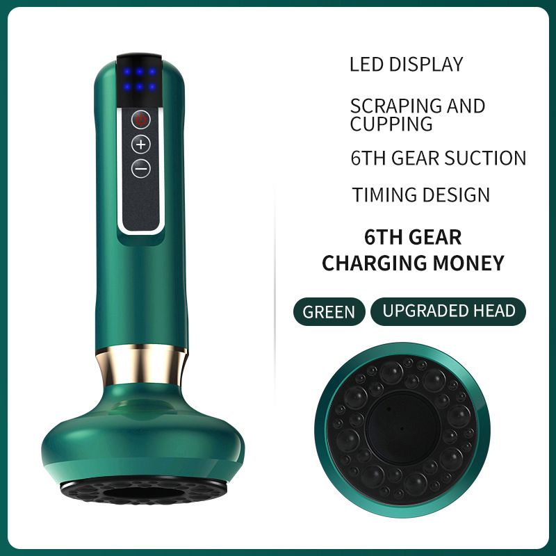 Electric Scraping For Home Use, Health Massage, Meridian Clearing, Cupping Heat Therapy, Suction, Gravity_voghion.com