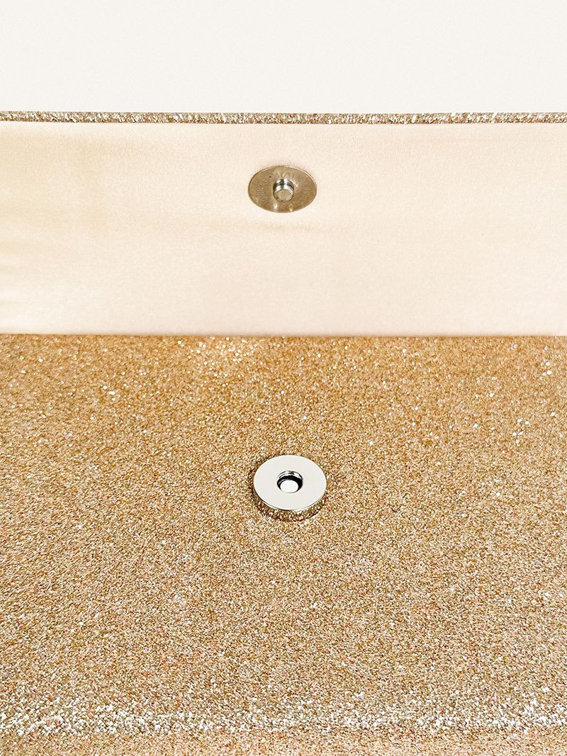 Aftonväska Glänsande Strass Rosett Handväska Glänsande Glitter Niche Casual Väska_voghion.com