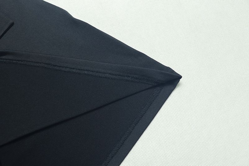 Gonna a tubino con scollo a V, plissettata, alla moda e semplice, da donna, con marsupio e cintura in tinta unita_voghion.com