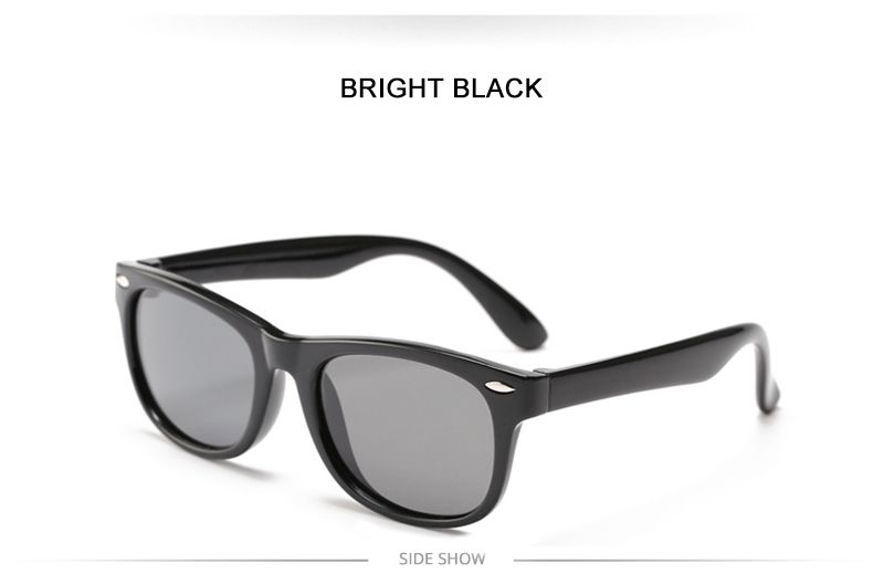 Neuheiten Fashoin Kinder Polarisierte Sonnenbrille Jungen Mädchen Vintage Silikon Kinder Sonnenbrille Stilvolle Safty TR90 Brillen Baby_voghion.com