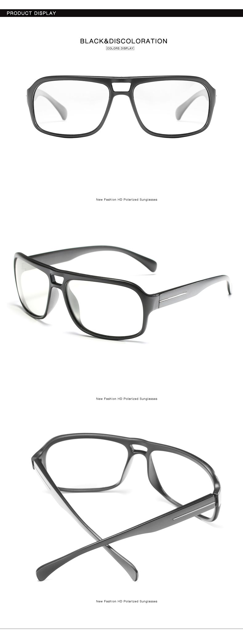 Gafas de sol fotocromáticas polarizadas HOOLDW de moda para hombre, para deportes al aire libre, gafas de sol camaleónicas, gafas de conducción, gafas que cambian de color_voghion.com