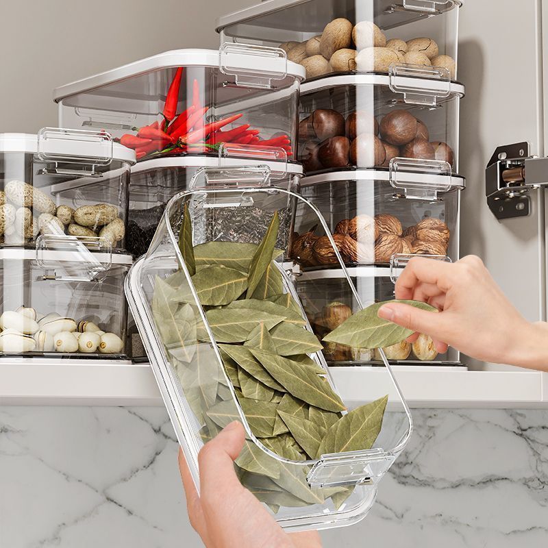 Gewürz versiegelt Küche Haushalt Glas High-End Pfeffer Anis Gewürz Aufbewahrungsbox Lebensmittelqualität_voghion.com