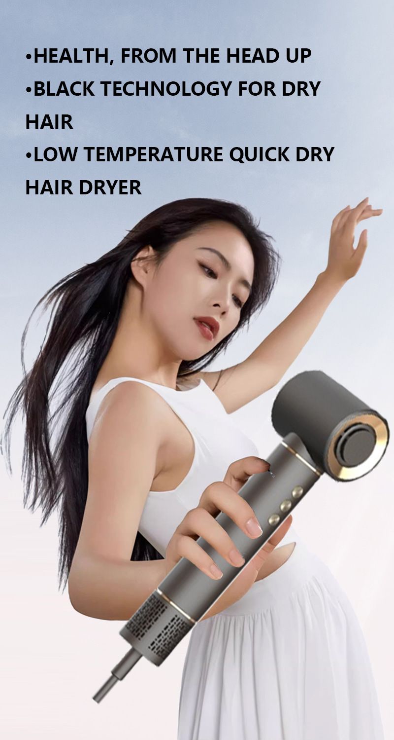5-in-1 Hot Air Styling Brush Electric Hair Dryer Comb Negative Ion Technology For Straightening Curling Volumizing_voghion.com