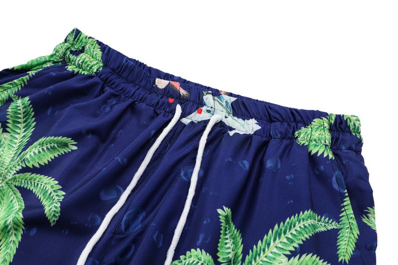 Ropa para hombre, estilo urbano, camisa floral, traje, playa, surf, camisa con estampado completo, cárdigan informal, pantalones cortos a juego para hombre_voghion.com
