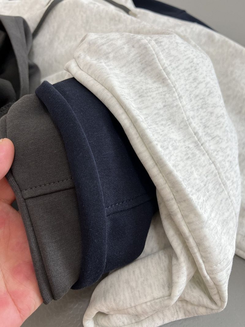 Pantaloni casual da donna a vita alta con gamba dritta e cintura a blocchi di colore - Joggers in misto cotone elasticizzato per il comfort quotidiano_voghion.com