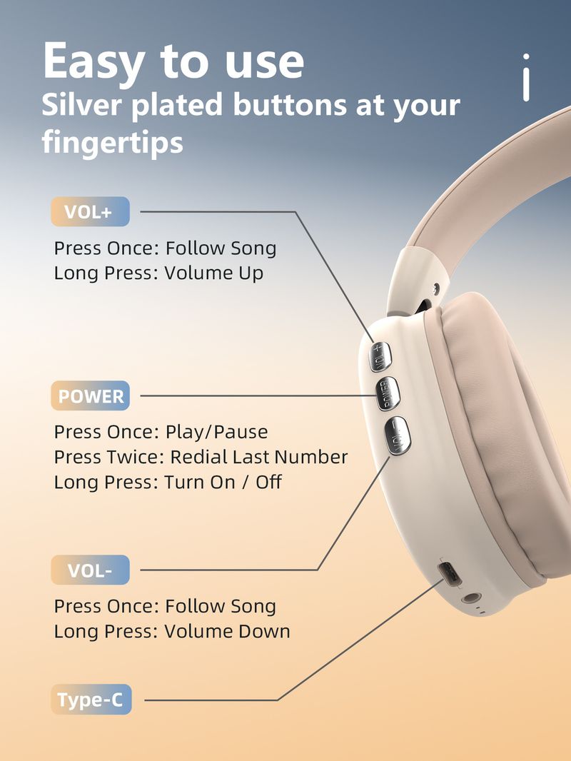 Cross-Border E-commerce Hot-Selling Headset Wireless Bluetooth Earphones Factory Gaming Strong Noise Isolation_voghion.com