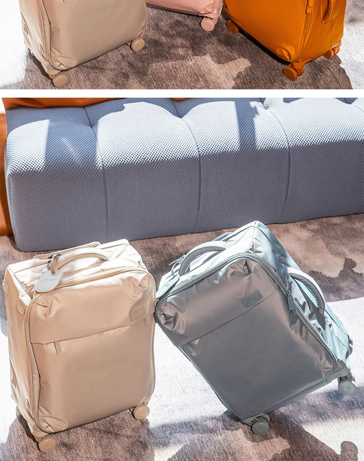 Luggage Ultra Light Suitcase Cross Border Trolley Case Women's Suitcase Canvas Box 20 Inch Boarding Box Strong_voghion.com