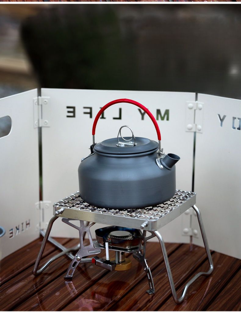 Outdoor Portable Stainless Steel Stove Head Simple BBQ Rack Grid Pan Stand Grill Net Small Size Easy To Store_voghion.com