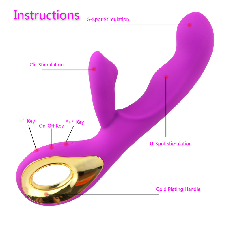 Beginner G-spotvibrator voor vrouwen Tepel Clitorisstimulator 8 snelle seconden tot orgasme Vingervormige vibraties Seksspeeltjes voor_voghion.com