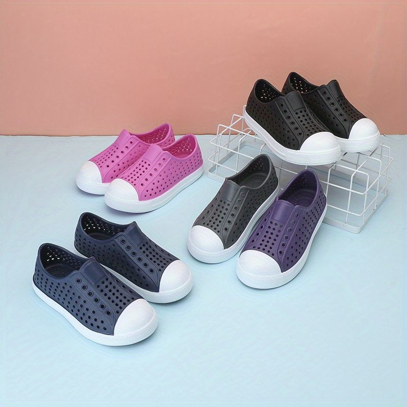 Atmungsaktive Clog-Sneakers für Jungen in verschiedenen Farben zum Wandern im Freien und Spazierengehen am Strand_voghion.com
