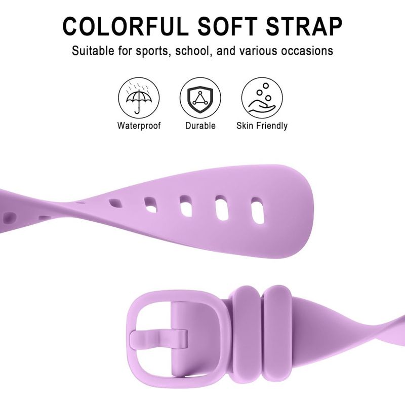 Meliya For Fitbit Ace 3 Bands For Boys Girls Adjustable Soft Silicone Bands Replacement Waterproof Sport Strap For Fitbit Ace 3_voghion.com
