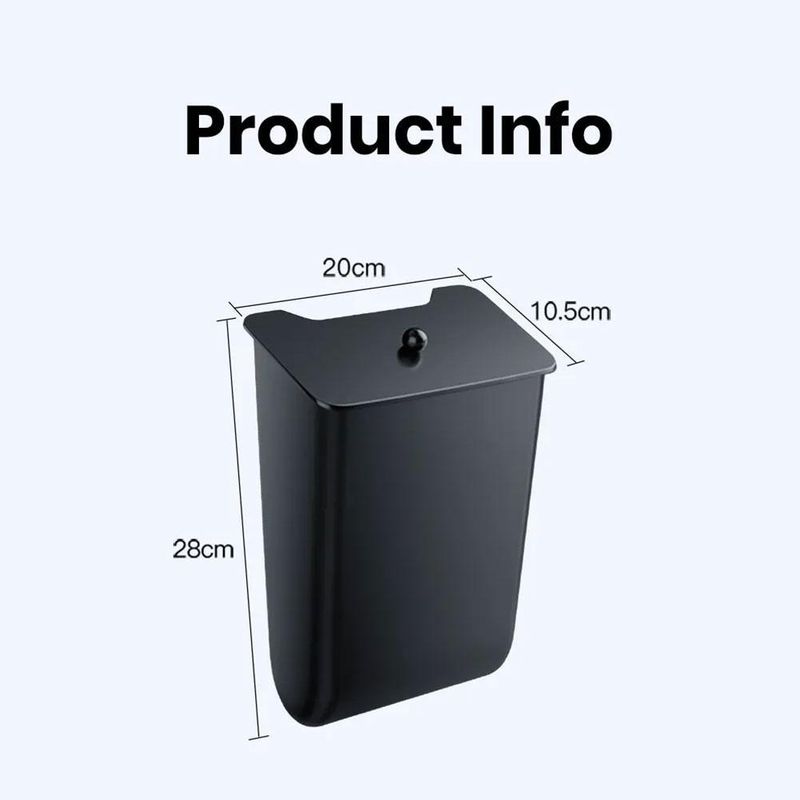 Adequado para a caixa de armazenamento traseira atualizada do Tesla Model Y/3, acessórios para latas de lixo de carro_voghion.com